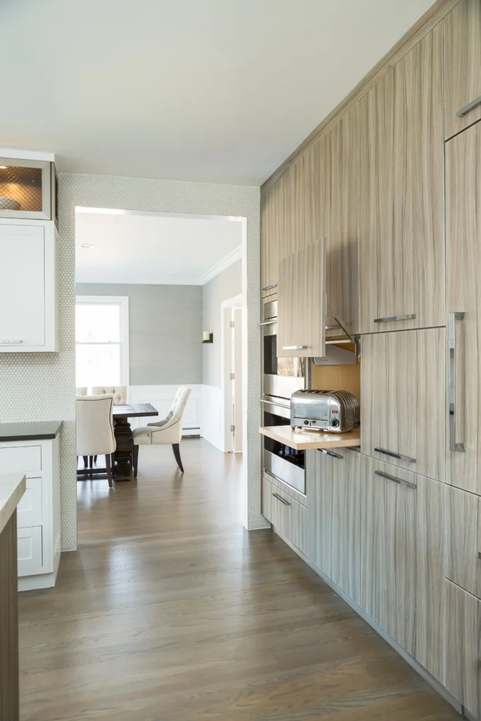 Custom cabinetry in a kitchen remodel by Marlene & Co