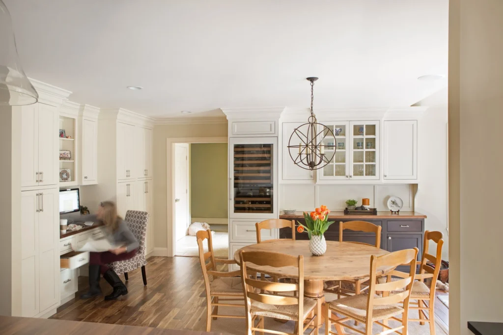 Trendy kitchen remodel design and built by Marlene & Co