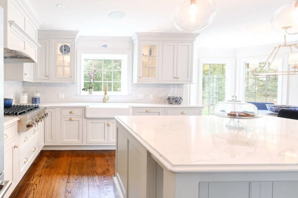 Clean and bright kitchen remodel by Marlene & Co