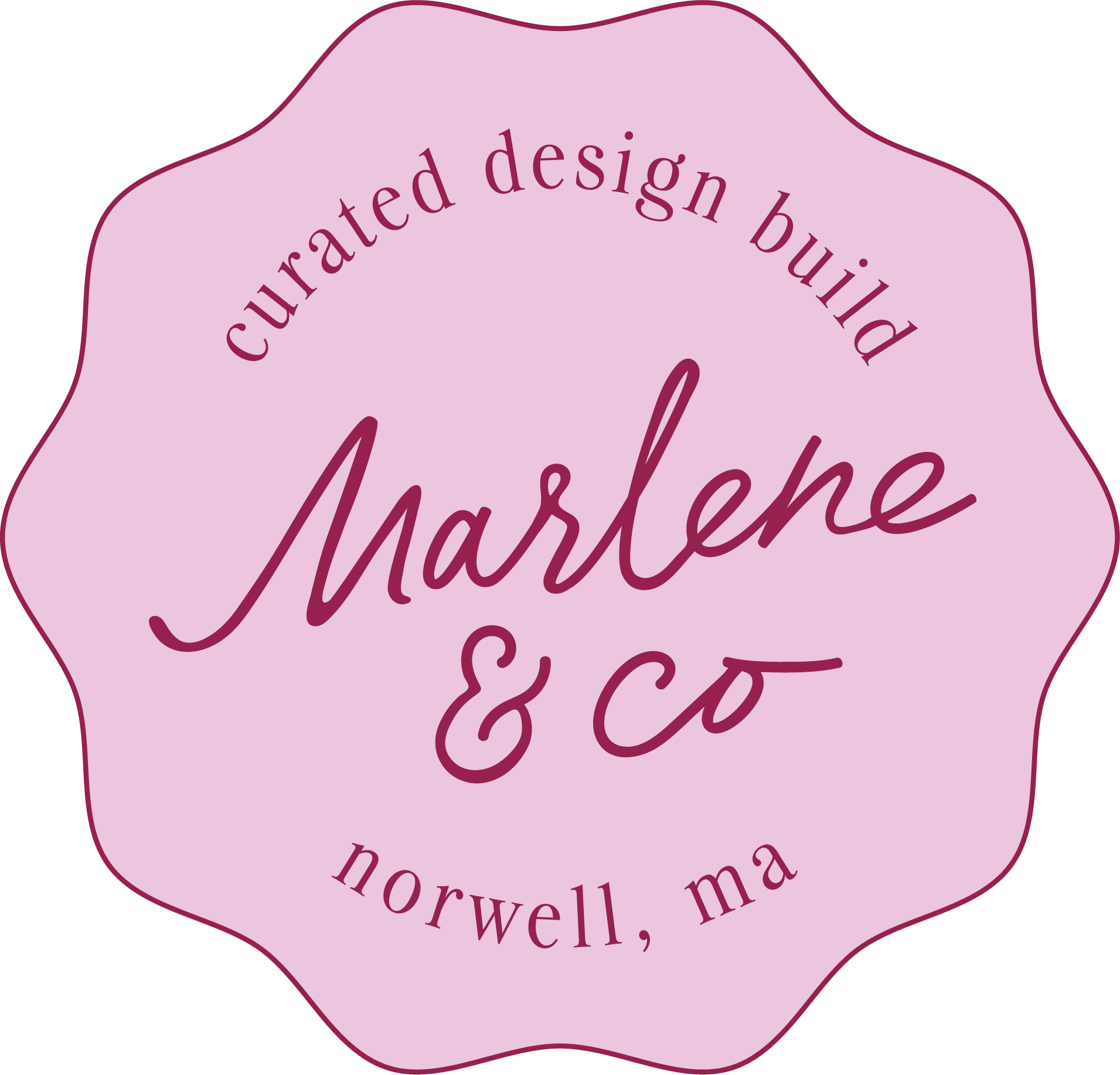 Marlene & Co Curated Design Build Pink Submark