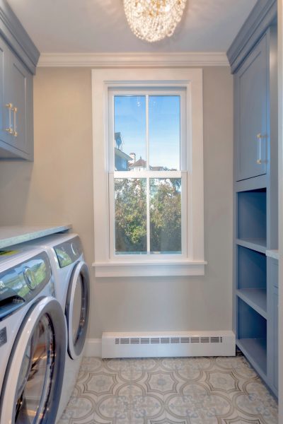 Custom Cabinetry in a Laundry Room Designed & Built by Marlene & Co